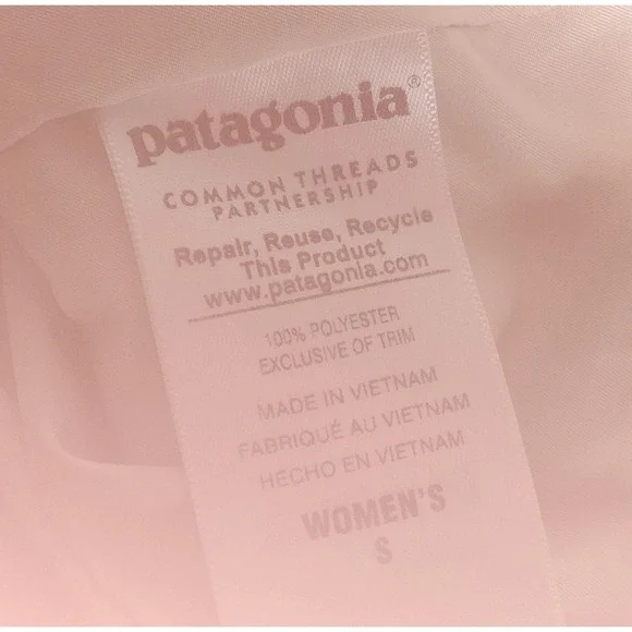 Patagonia Los Gatos Zip Up Vest Women's Small Sherpa Fleece Tan - Picture 10 of 11